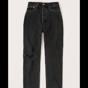 Black Curve Love High Rise Dad Jeans